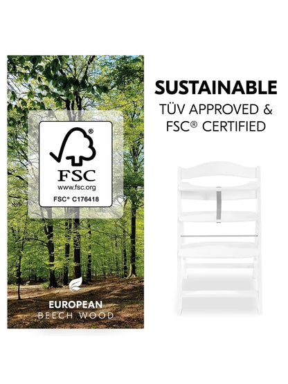 Hauck Alpha+ Premium Bundle Wooden Highchair