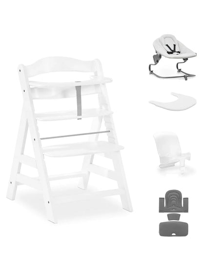 Hauck Alpha+ Premium Bundle Wooden Highchair