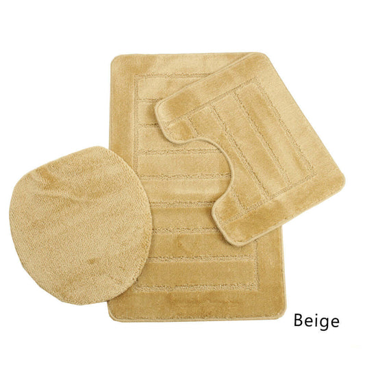 Sorrento Collection 3 Piece Bath Mat Set