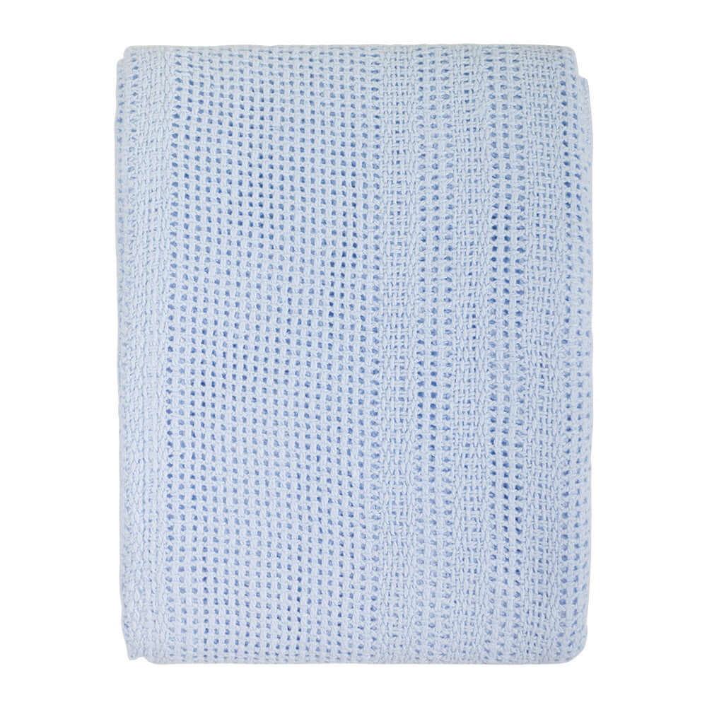 Cot Bed Cotton Cellular Blanket