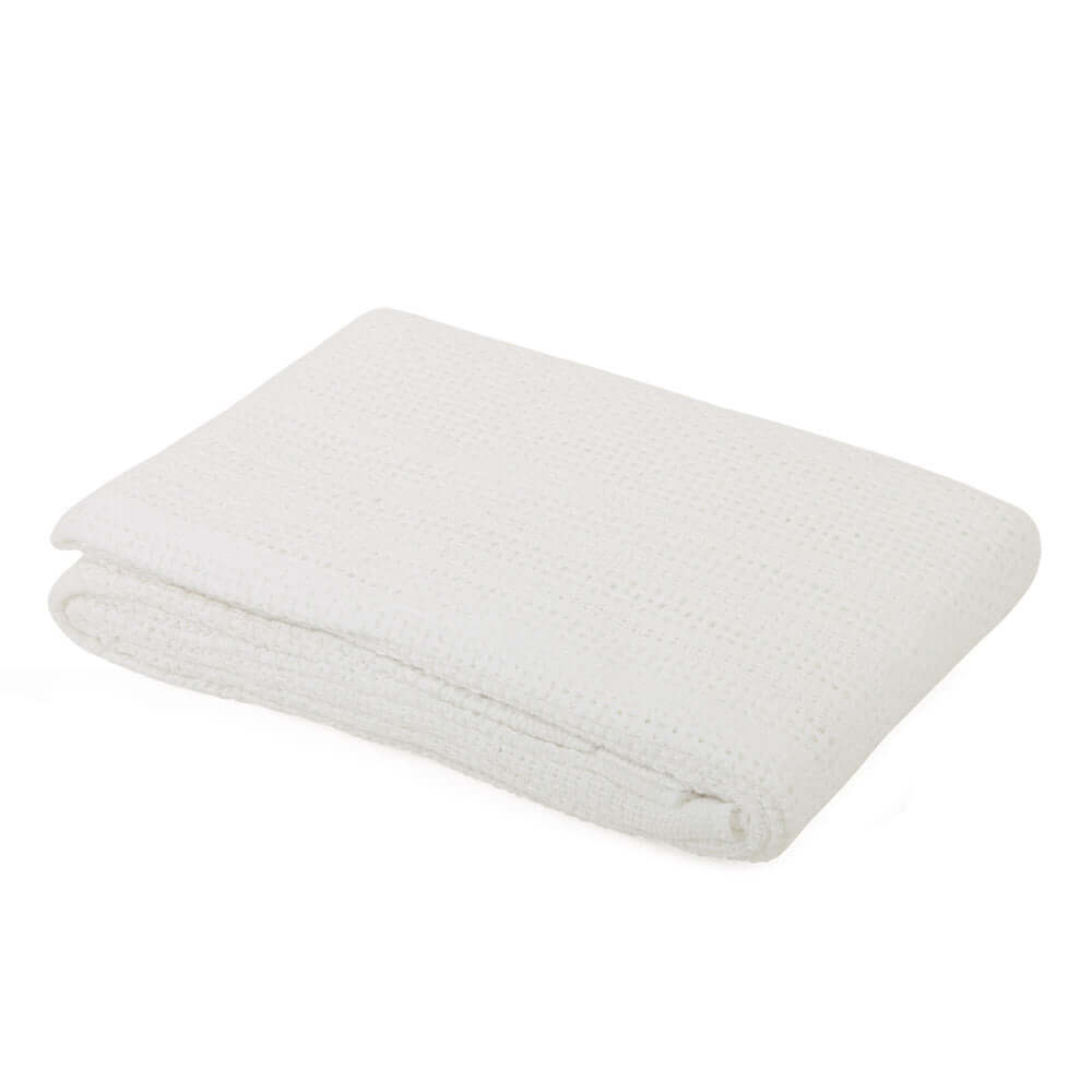 Cot Bed Cotton Cellular Blanket