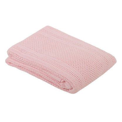 Cot Bed Cotton Cellular Blanket