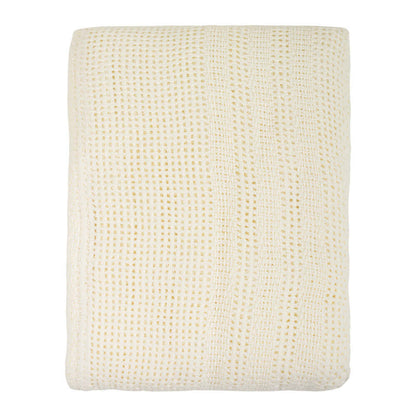 Cot Bed Cotton Cellular Blanket