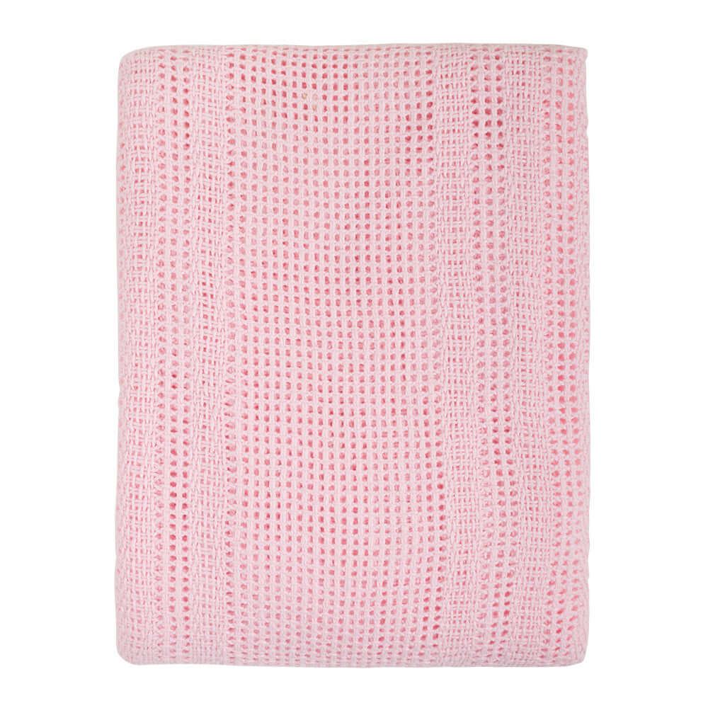 Cot Bed Cotton Cellular Blanket