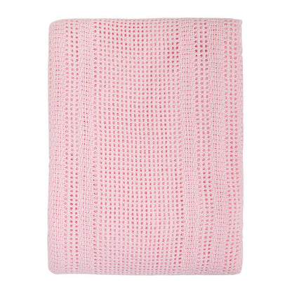 Cot Bed Cotton Cellular Blanket
