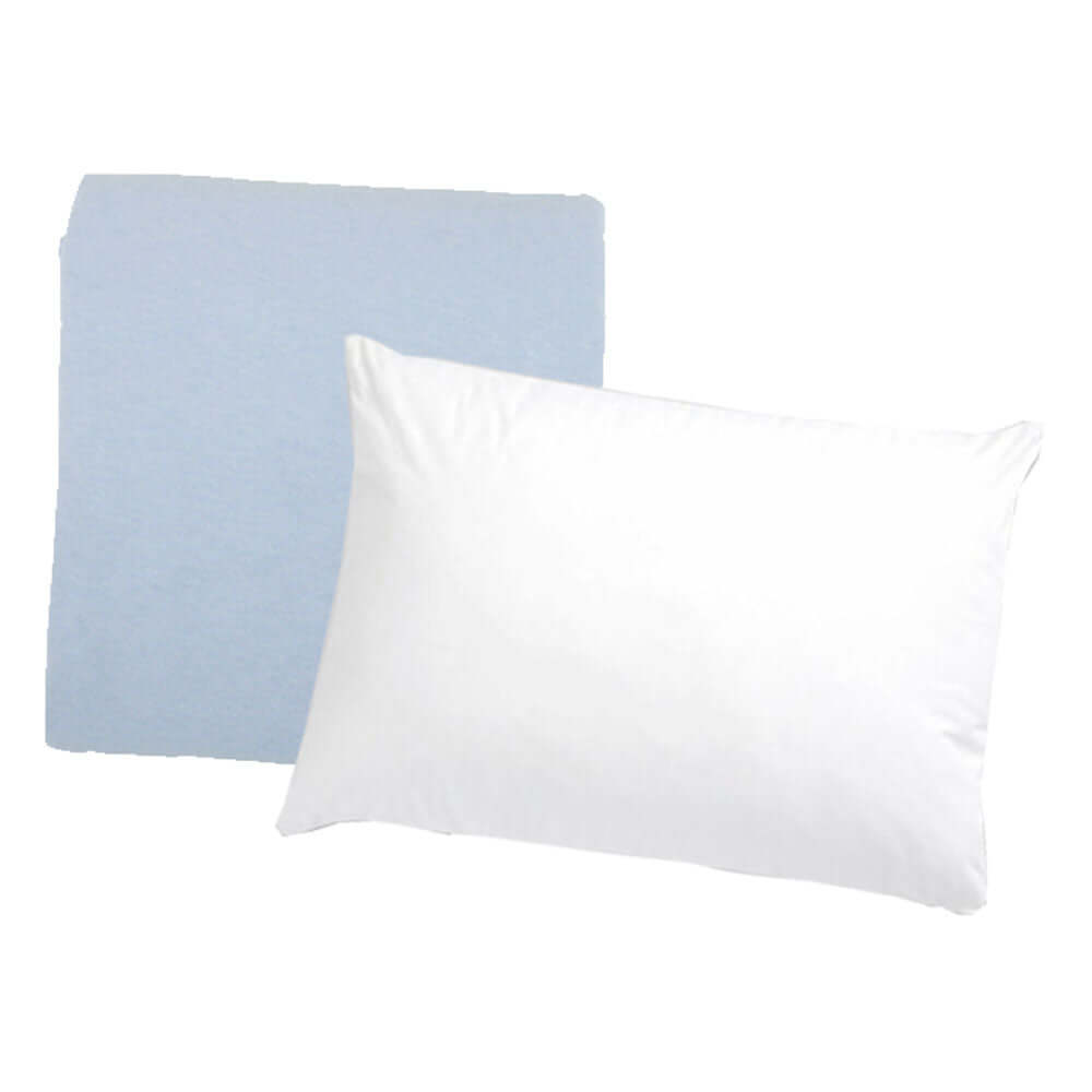 Cot Pillow and Pillowcase Pair Bundle