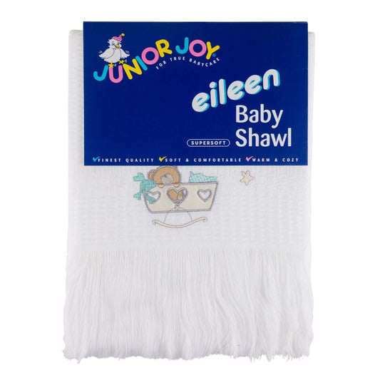 Embroidered Baby Shawl