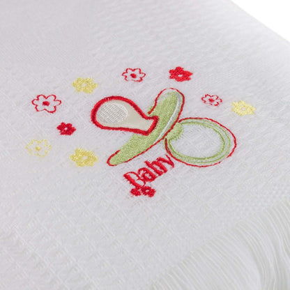 Embroidered Baby Shawl