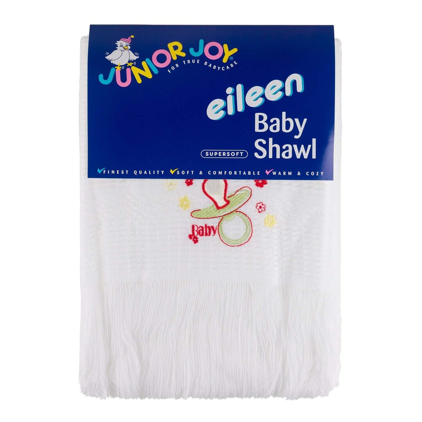 Embroidered Baby Shawl