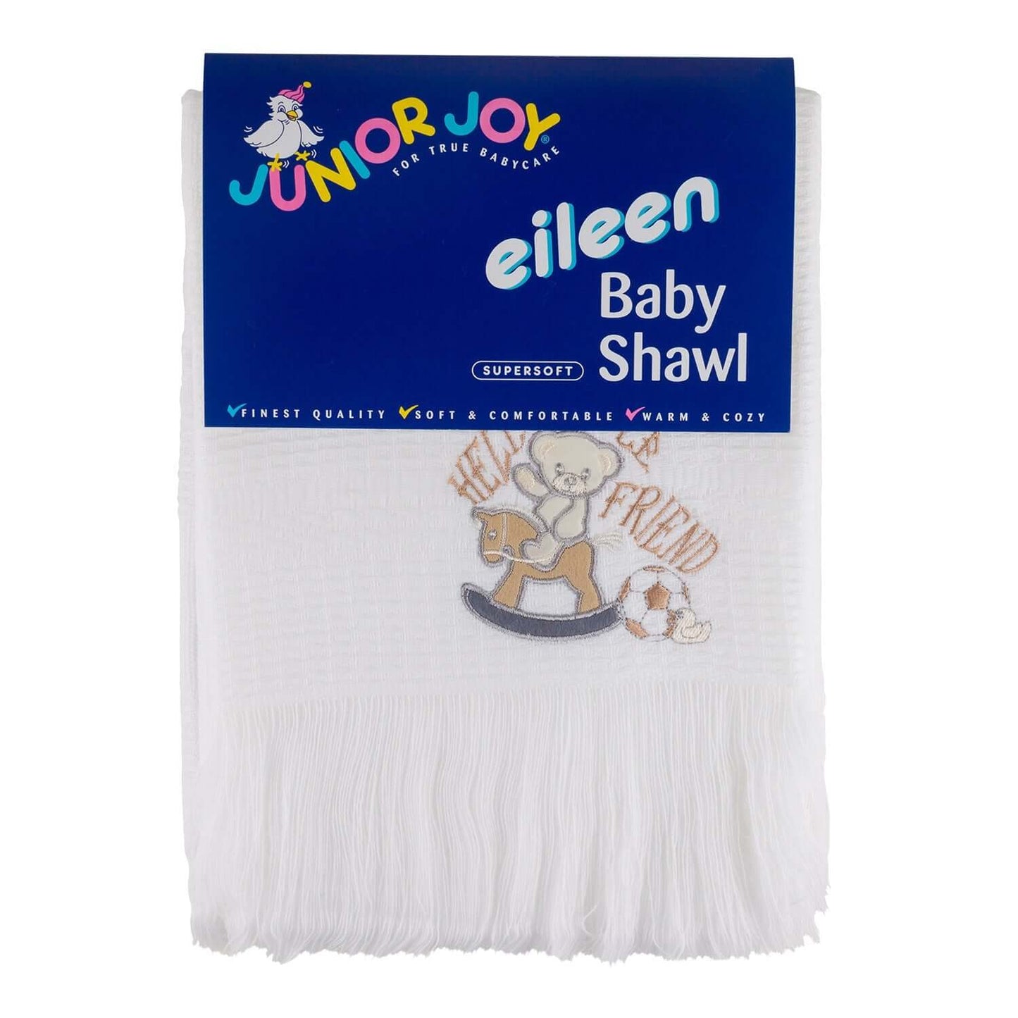 Embroidered Baby Shawl