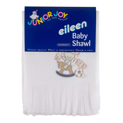 Embroidered Baby Shawl