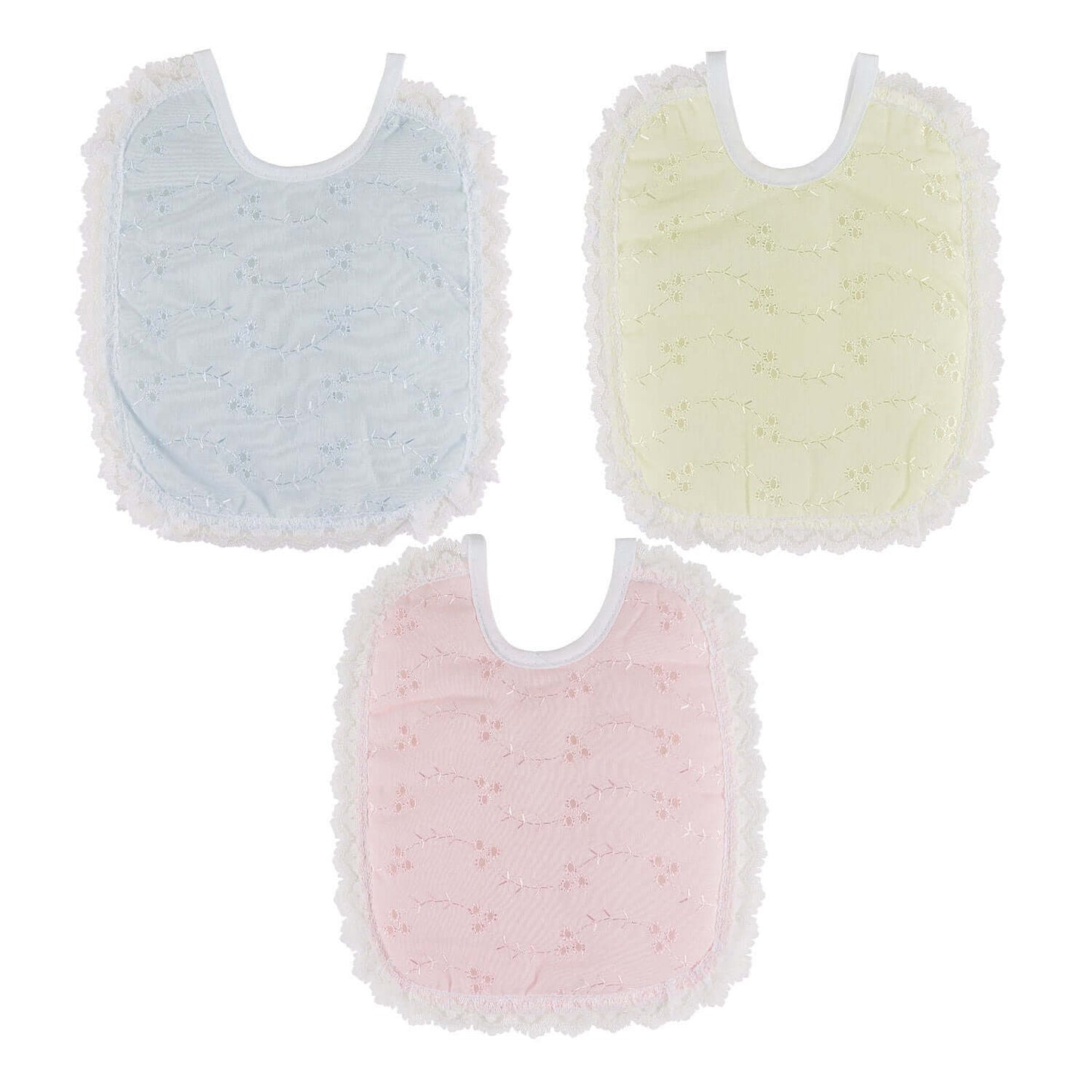 Eyelet Party Baby Bib