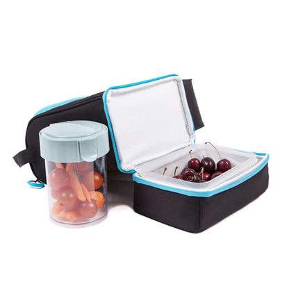 Dual Compartment Kids Lunch Bag & Bottle