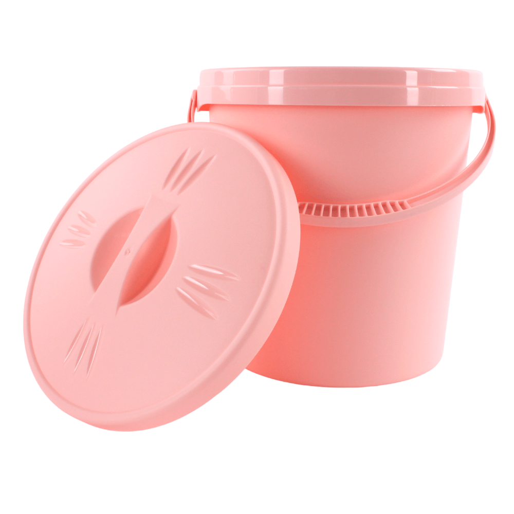 Round Nappy-Pail with Lid