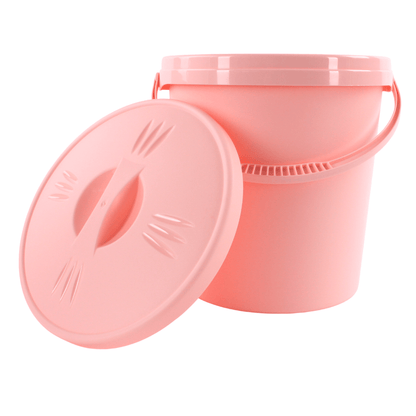 Round Nappy-Pail with Lid