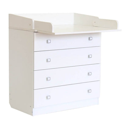 4 Drawer Unit with Changing Board and Storage