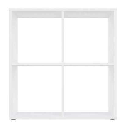 Home Smart 4 Cubic Section Shelving Unit - White