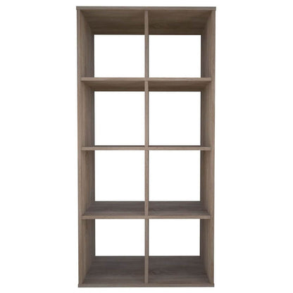 Home Smart 8 Cubic Section Shelving Unit - Oak