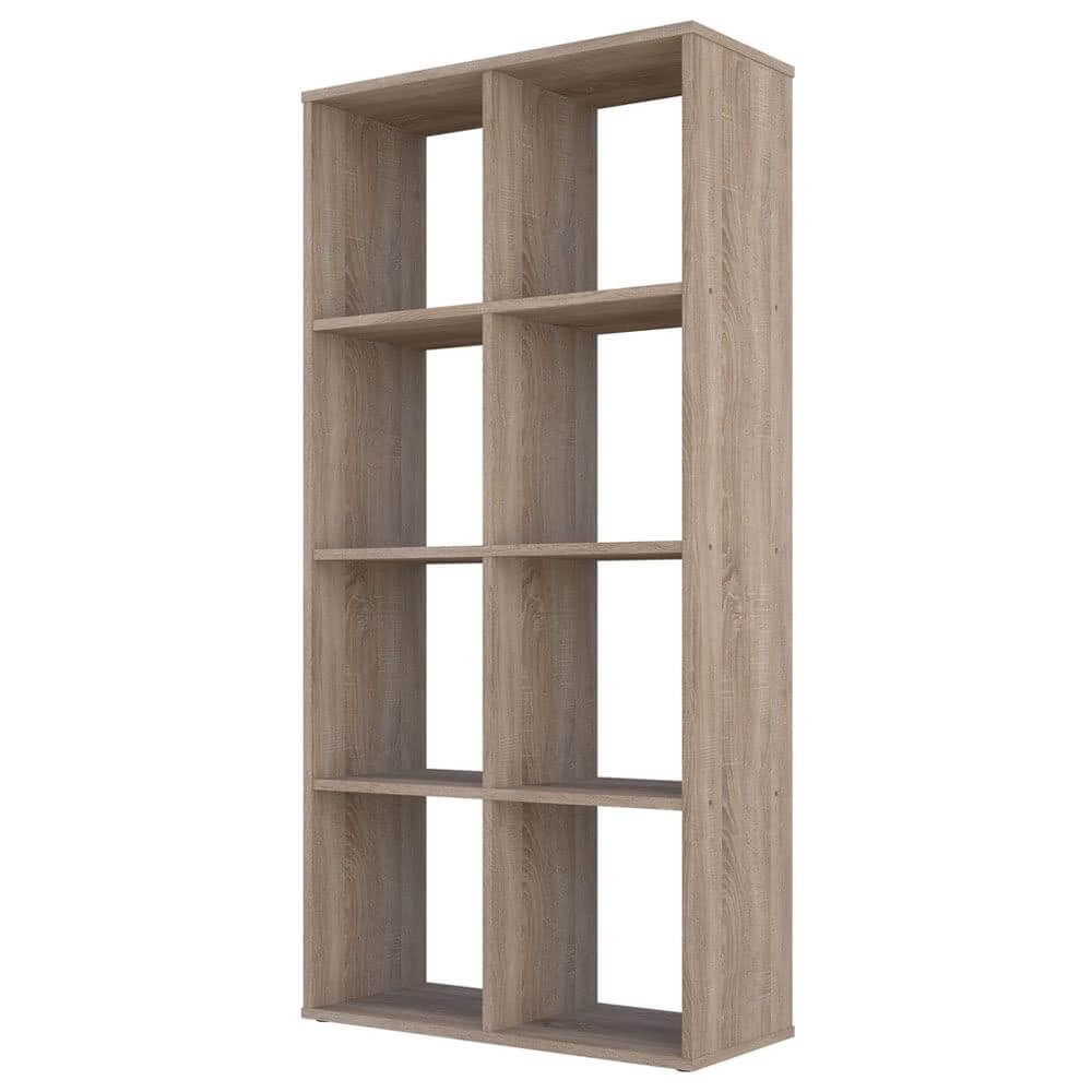 Home Smart 8 Cubic Section Shelving Unit - Oak