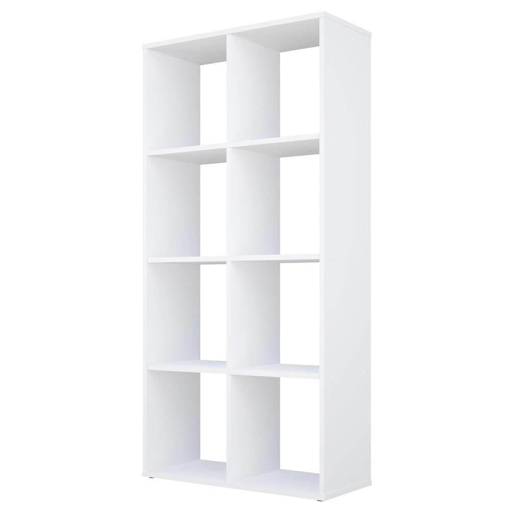 Home Smart 8 Cubic Section Shelving Unit - White