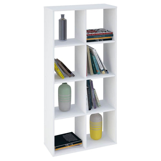 Home Smart 8 Cubic Section Shelving Unit - White