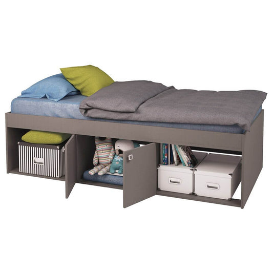 Low Single 3ft Cabin Bed Grey