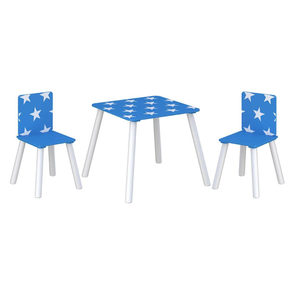 Star Table & Chairs Blue