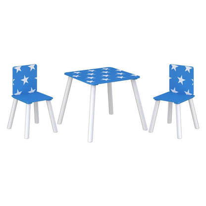 Star Table & Chairs Blue