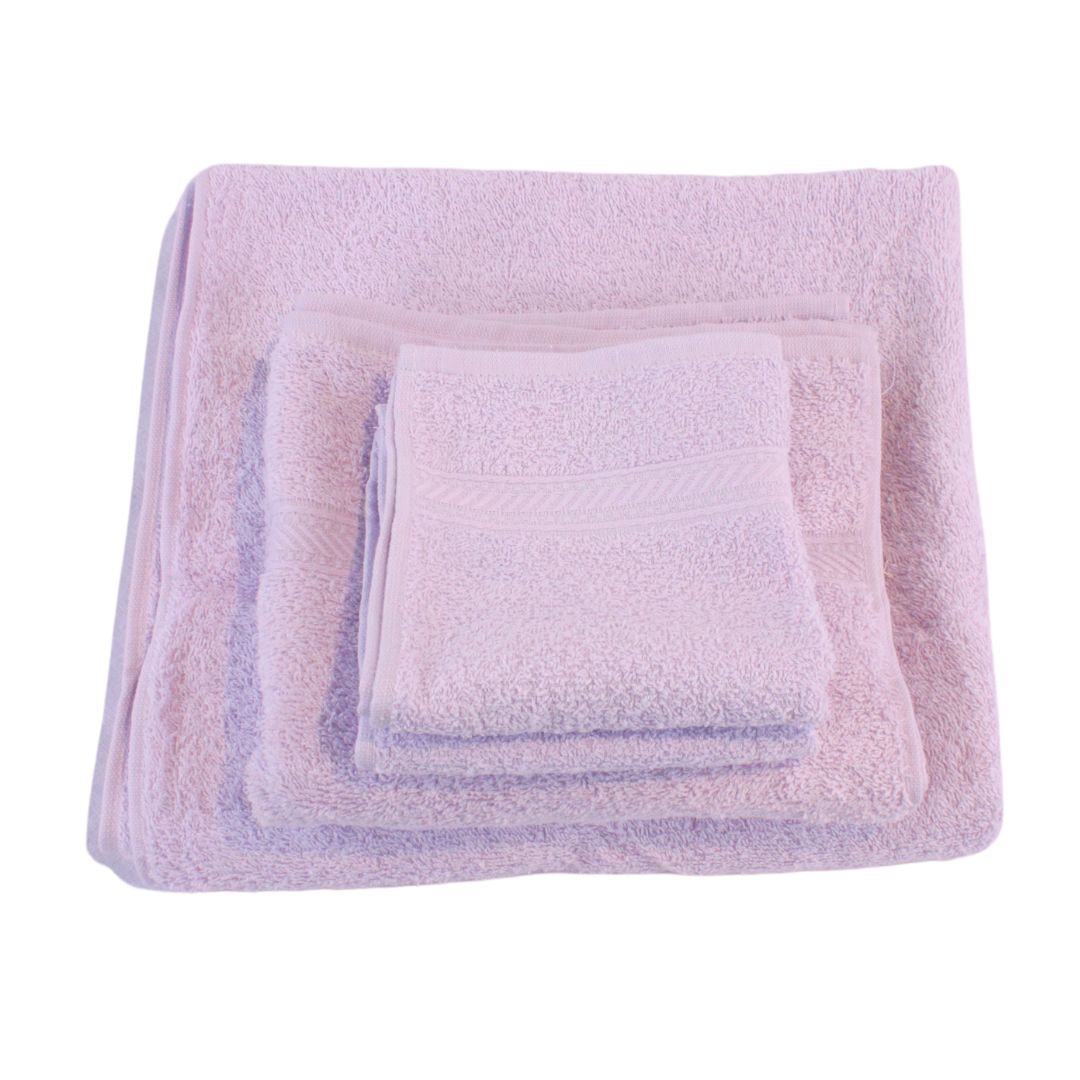 Westward Ho! Towel Set - Super Soft 100% Combed Cotton Face Towel, Hand Towel & Bath Towel, 390 GSM, Soft & Absorbent Bundle, Various Colours