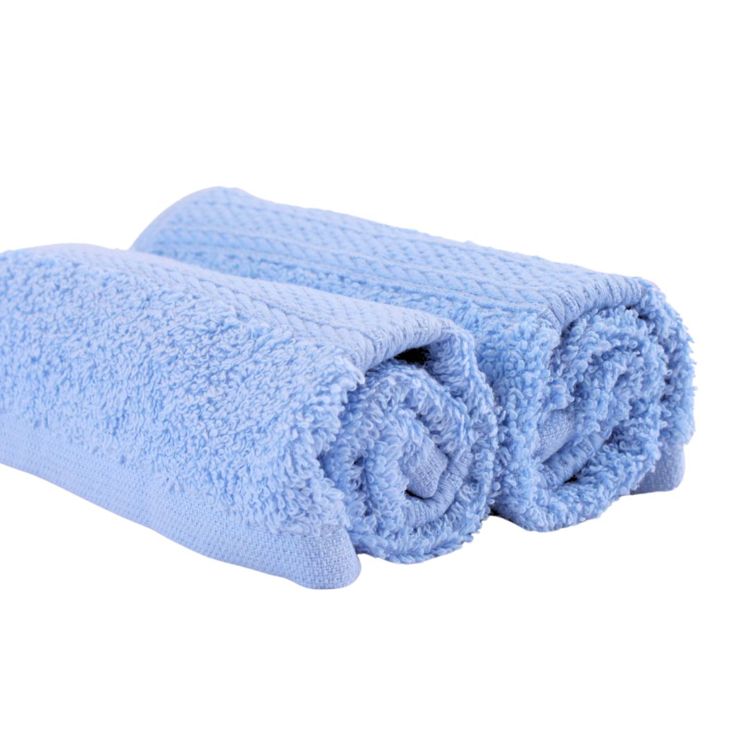 Go West 100% Super Soft Combed Cotton Face Towels (2pcs) – 500 GSM, Highly Absorbent & Durable – Gentle on Skin & Quick-Drying