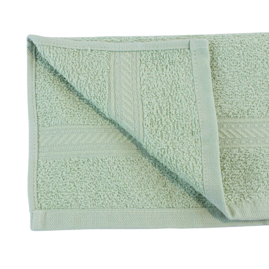 Westward Ho! 2pcs Face Towels - Super Soft 100% Combed Cotton, 390 GSM, Highly Absorbent & Gentle on Skin, 30x30, Various Colours