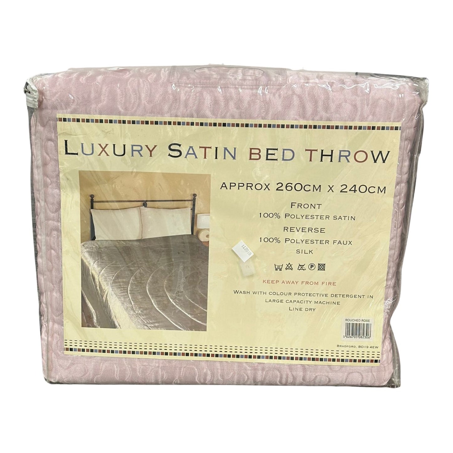 Everyday Soft Quilted Bed Throw – Made in England