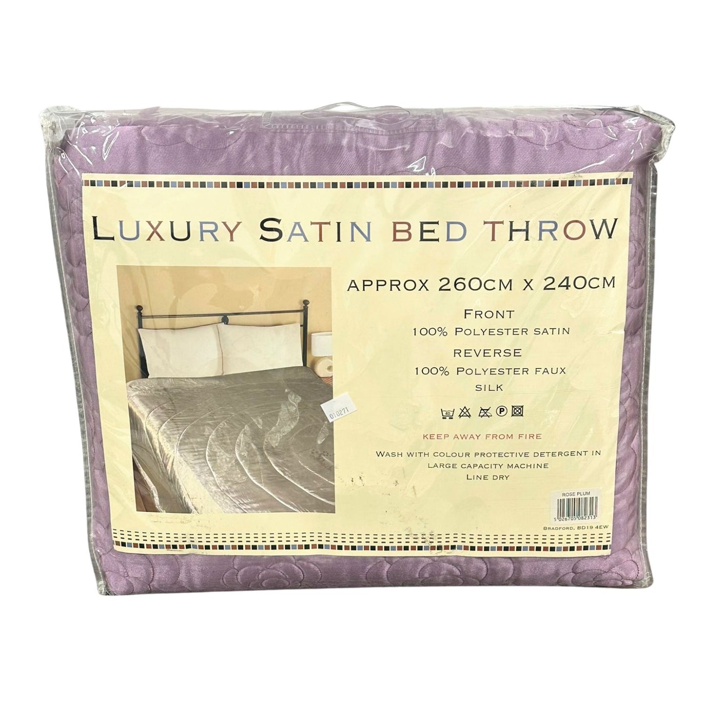 Everyday Soft Quilted Bed Throw – Made in England
