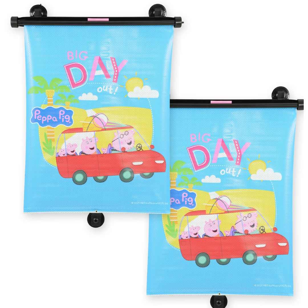 Peppa Pig Roller Blind Sunshade (2 pieces)