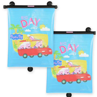 Peppa Pig Roller Blind Sunshade (2 pieces)
