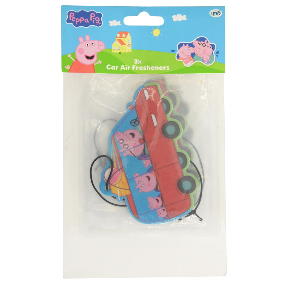 Peppa Pig Car Air Freshener - 3 Pack