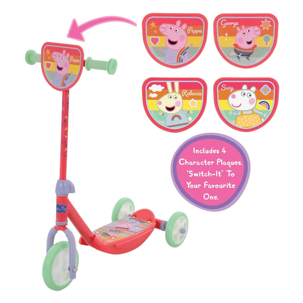 Peppa Pig Switch-It Character Tri-Scooter