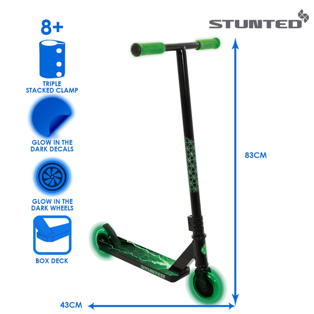 Stunted Glowstorm Pro Stunt Scooter