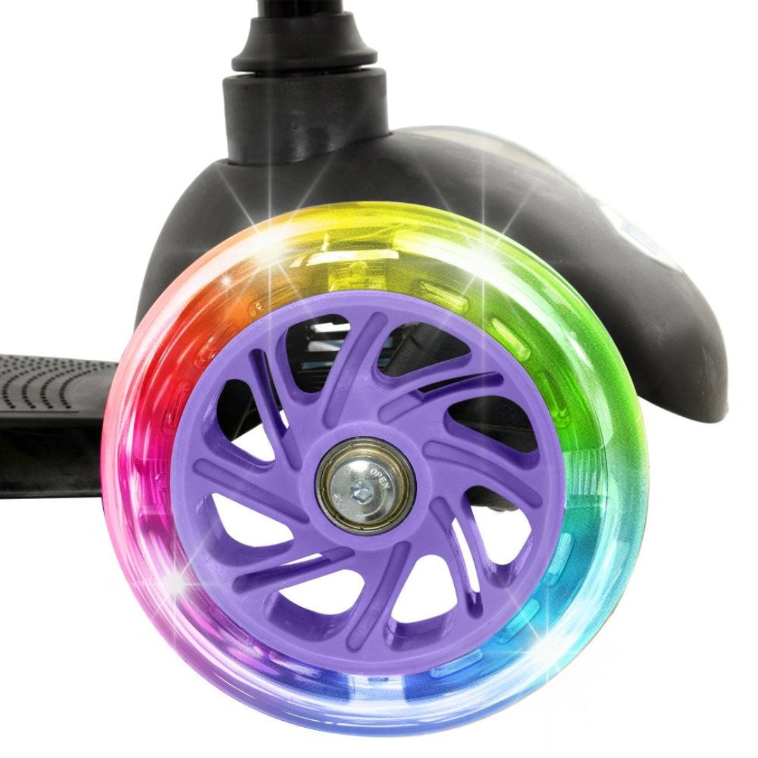 MoVe Tilt and Glo Kids Scooter with Multi-Coloured Lights – Ages 3+