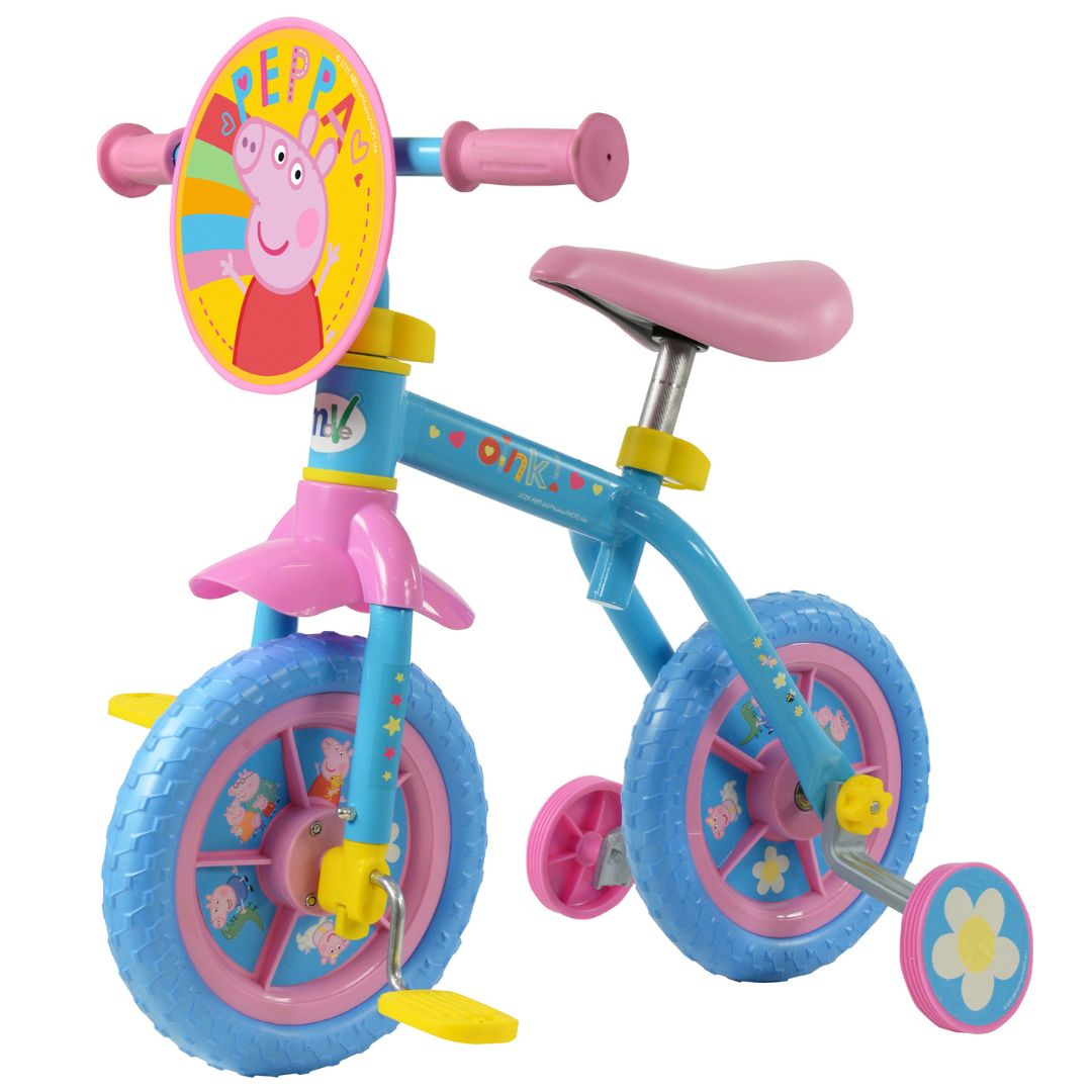 Peppa Pig My First- 2-in-1 10" Training Bike