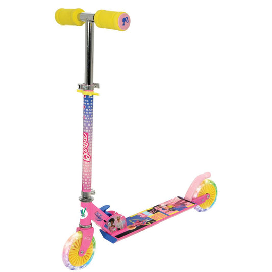 Barbie Folding Inline Scooter with Light Up Wheels