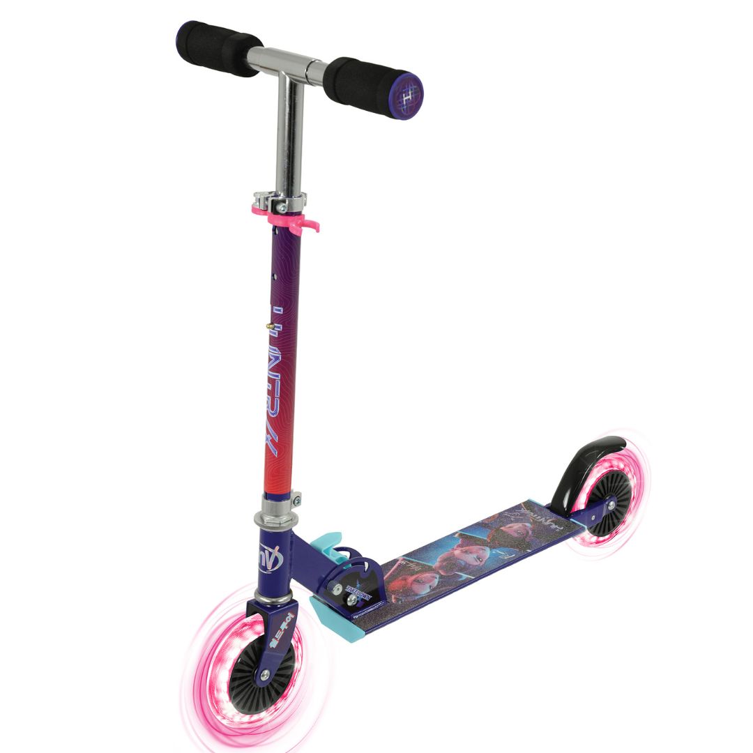 Takedown Folding Inline Scooter with Light Up Wheels