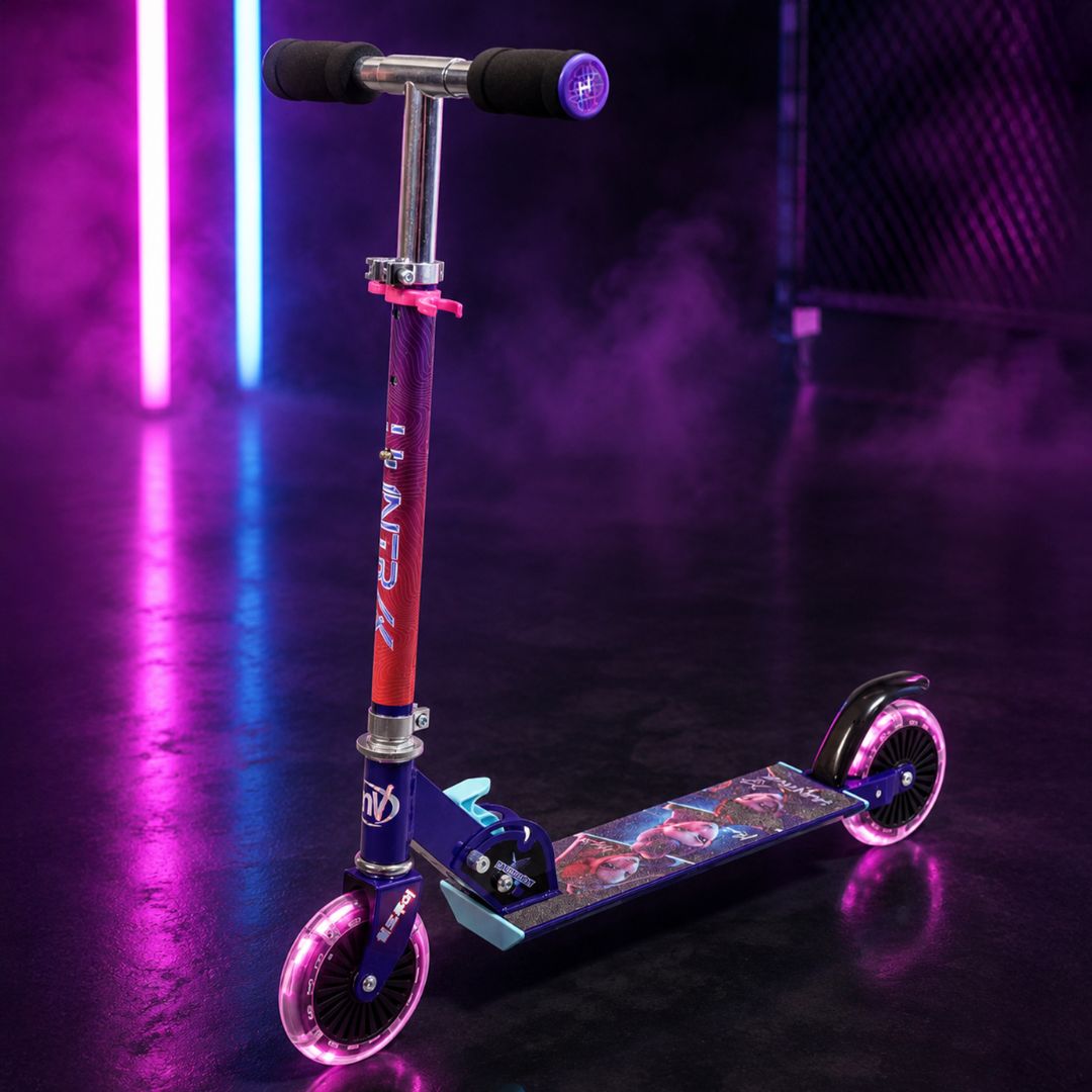 Takedown Folding Inline Scooter with Light Up Wheels
