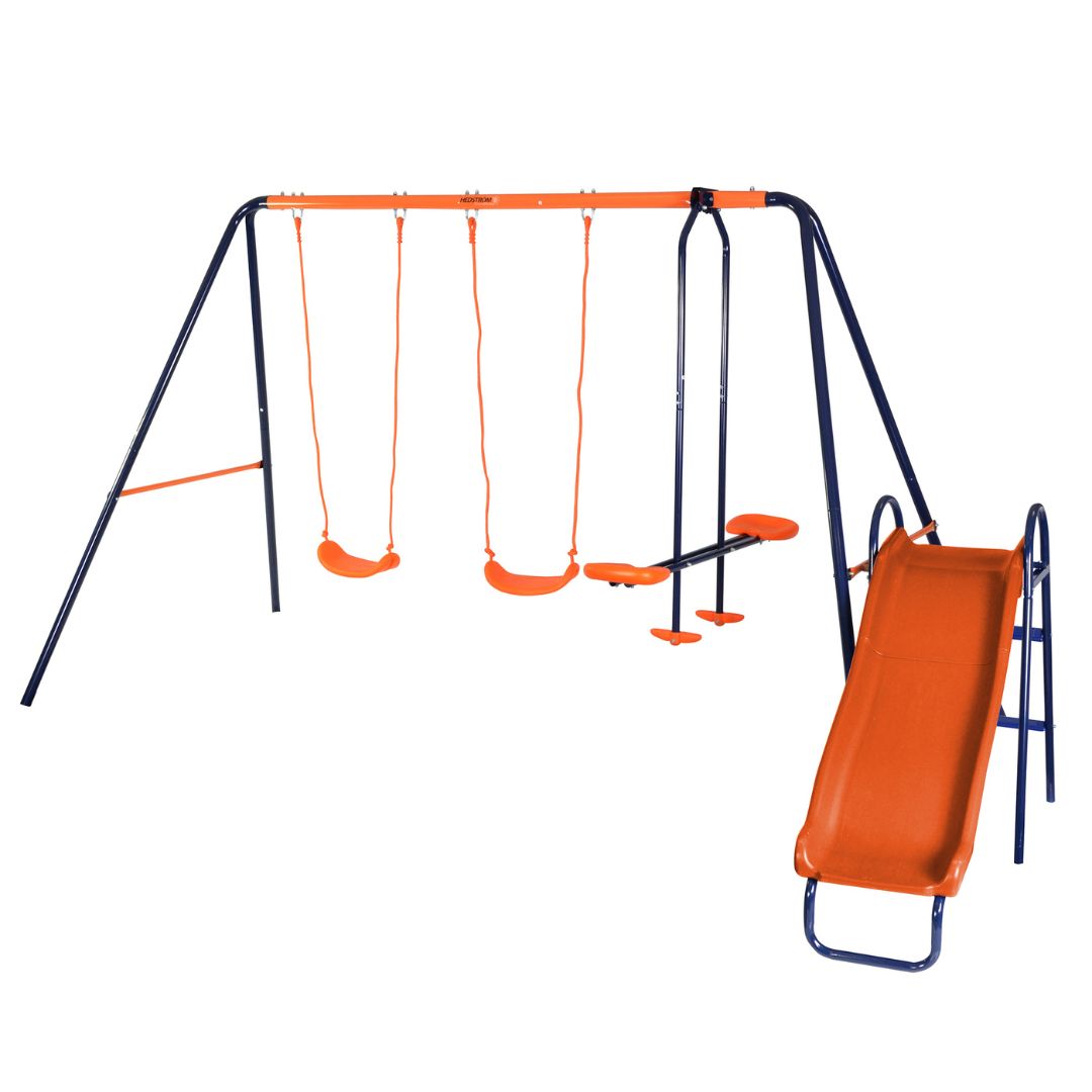 Hedstrom Neptune Playground Sets – Double Swing & Glider