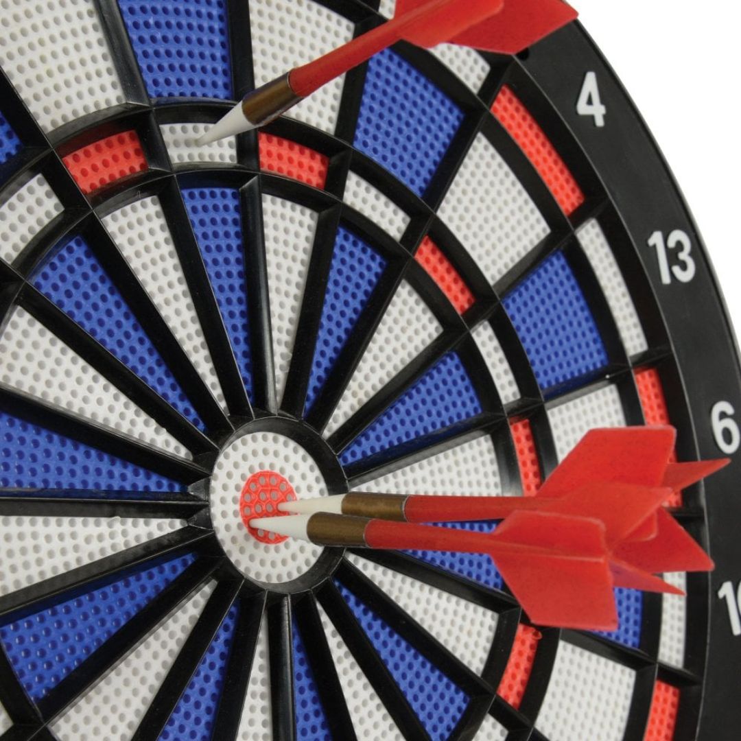 Hedstrom Safety Dart Board – Realistic Throw with Safer Plastic-Tip Darts