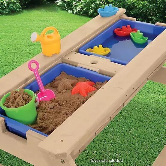 Hedstrom Play Sand, Water, and ball play table and Bench