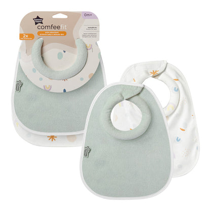Closer to Nature Milk Feeding Bibs 2 Pack