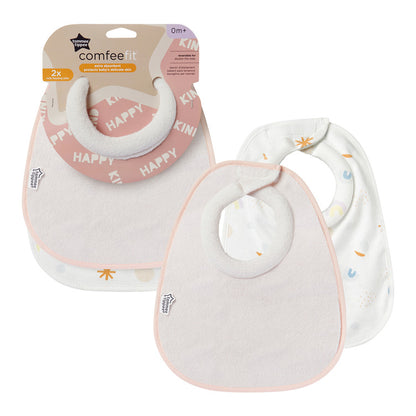 Closer to Nature Milk Feeding Bibs 2 Pack