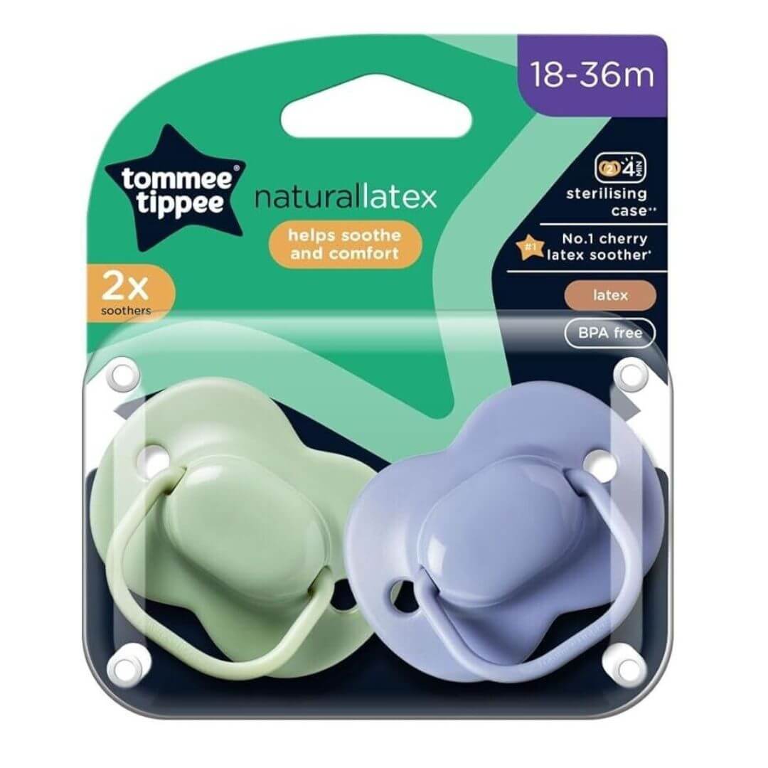 Tommee Tippee Cherry Latex Soothers