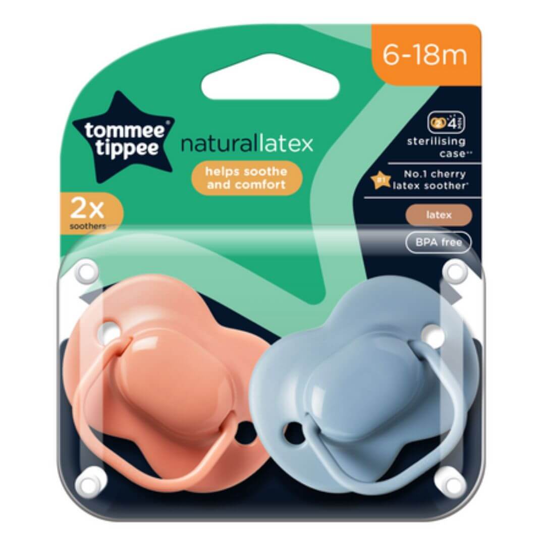 Tommee Tippee Cherry Latex Soothers